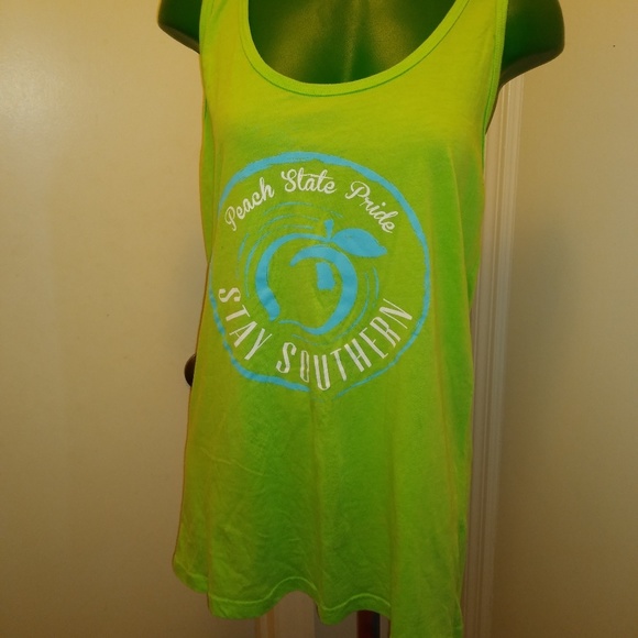 Peach state pride tank top size large - Picture 2 of 5